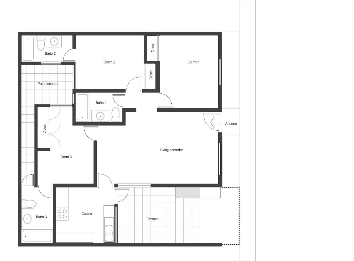 Arriendo Casa SO 3D en suite 3B 2E Troncos Viejos - La Reina
