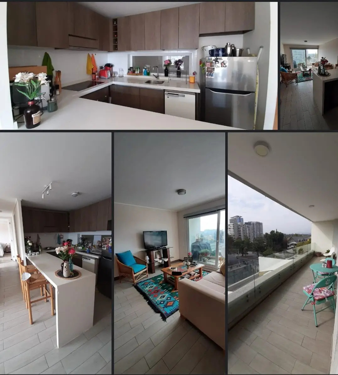 Arriendo Departamento NO 2D en suite Walk-in cl&oacute;set 2B 2E 1B Amapolas - &Ntilde;u&ntilde;oa
