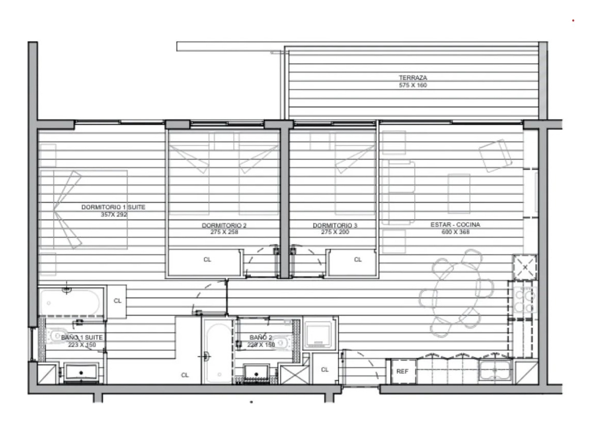 Arriendo Departamento N 3D en suite Walk-in cl&oacute;set 2B 1E 1B Metro Sim&oacute;n Bolivar - La Reina