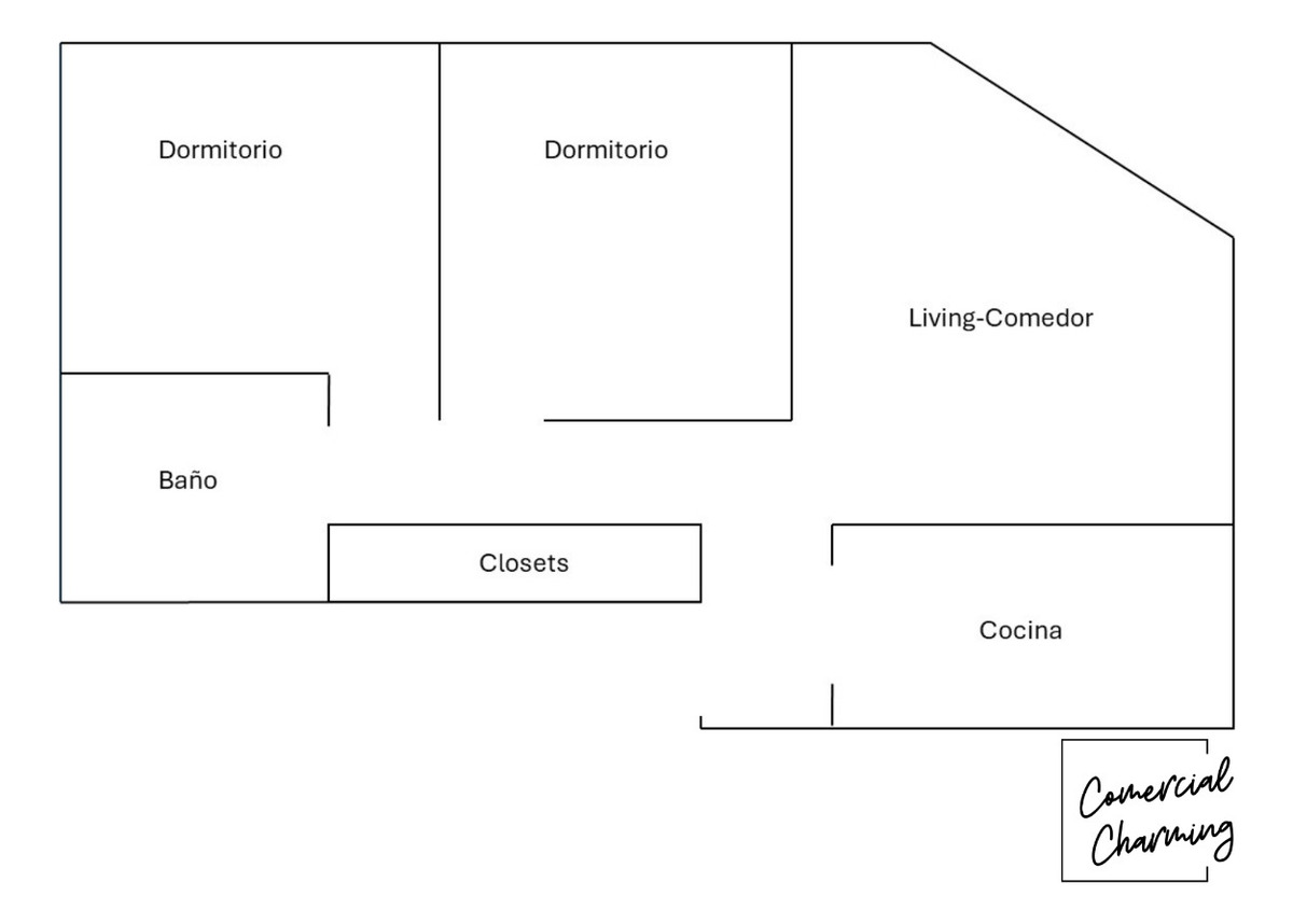 Venta Departamento NO 2D 1B Plaza Italia - Providencia