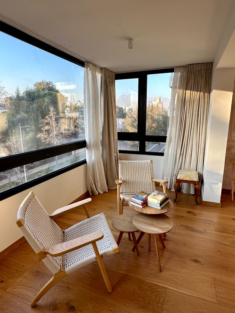 Arriendo Departamento NO 2D 3B 2E 1B Barrio El Golf - Las Condes