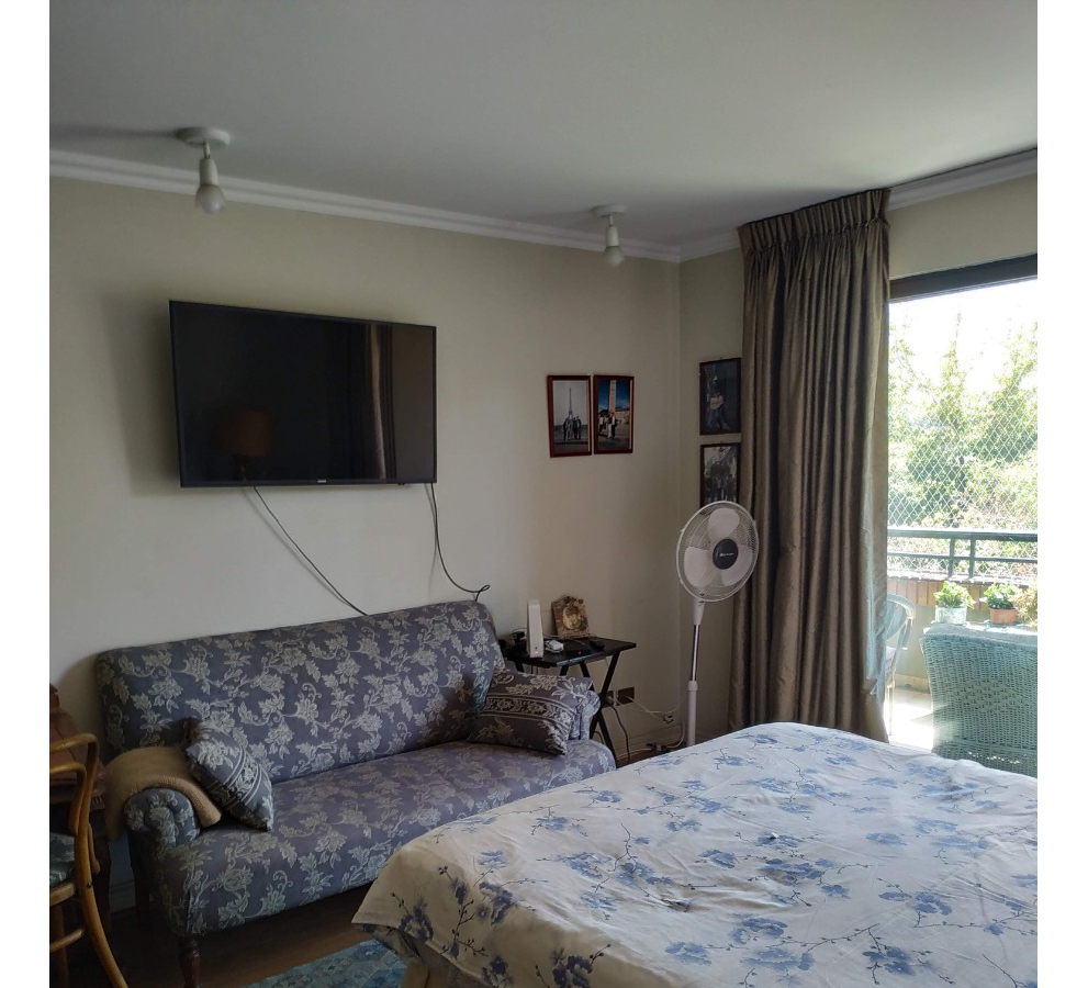 Arriendo Departamento O 3D en suite Walk-in cl&oacute;set 2B 1E 1B Borde R&iacute;o - Casa Piedra - Vitacura
