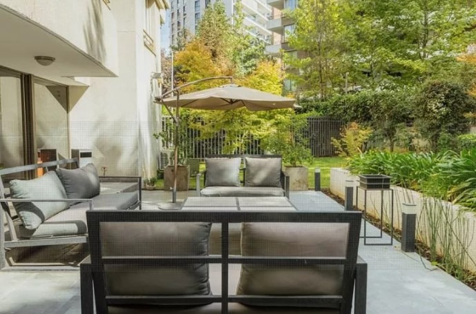 Arriendo Departamento 2D Barrio El Golf - Las Condes