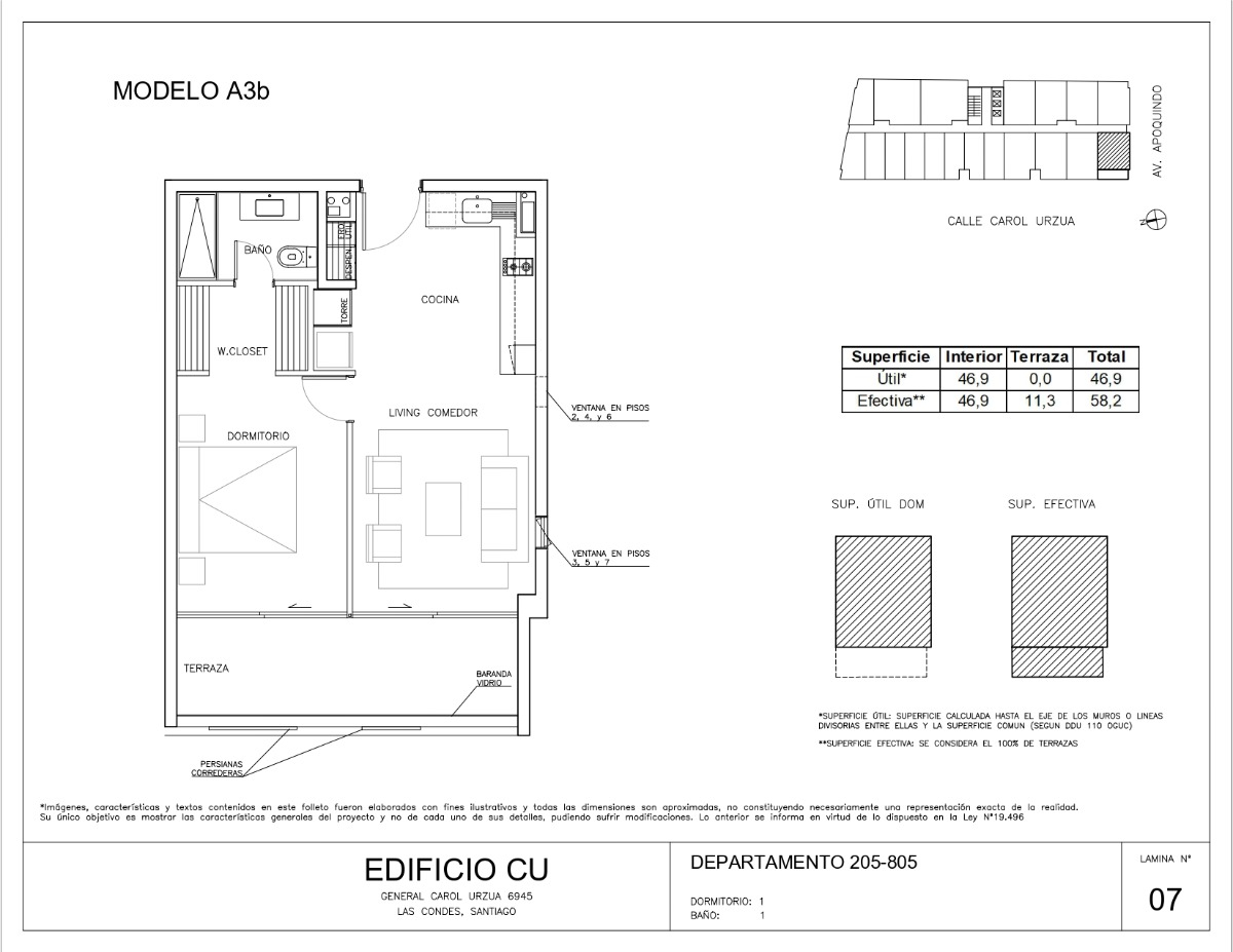 Arriendo Departamento 1D Metro Hernando de Magallanes - Las Condes