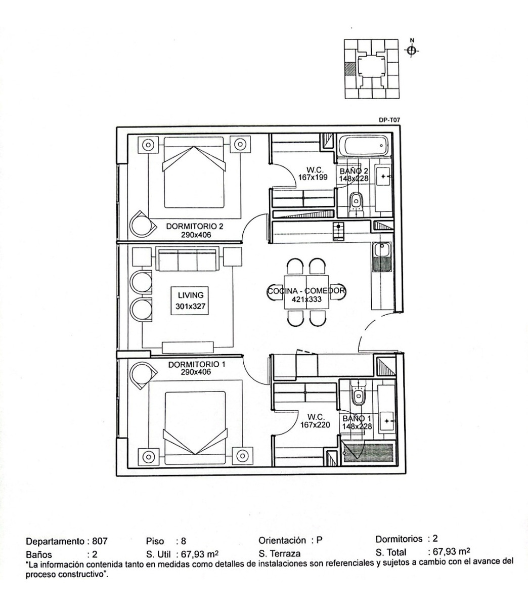 Venta Departamento P 2D en suite Walk-in cl&oacute;set 2B 1E 1B Los Dominicos - Las Condes