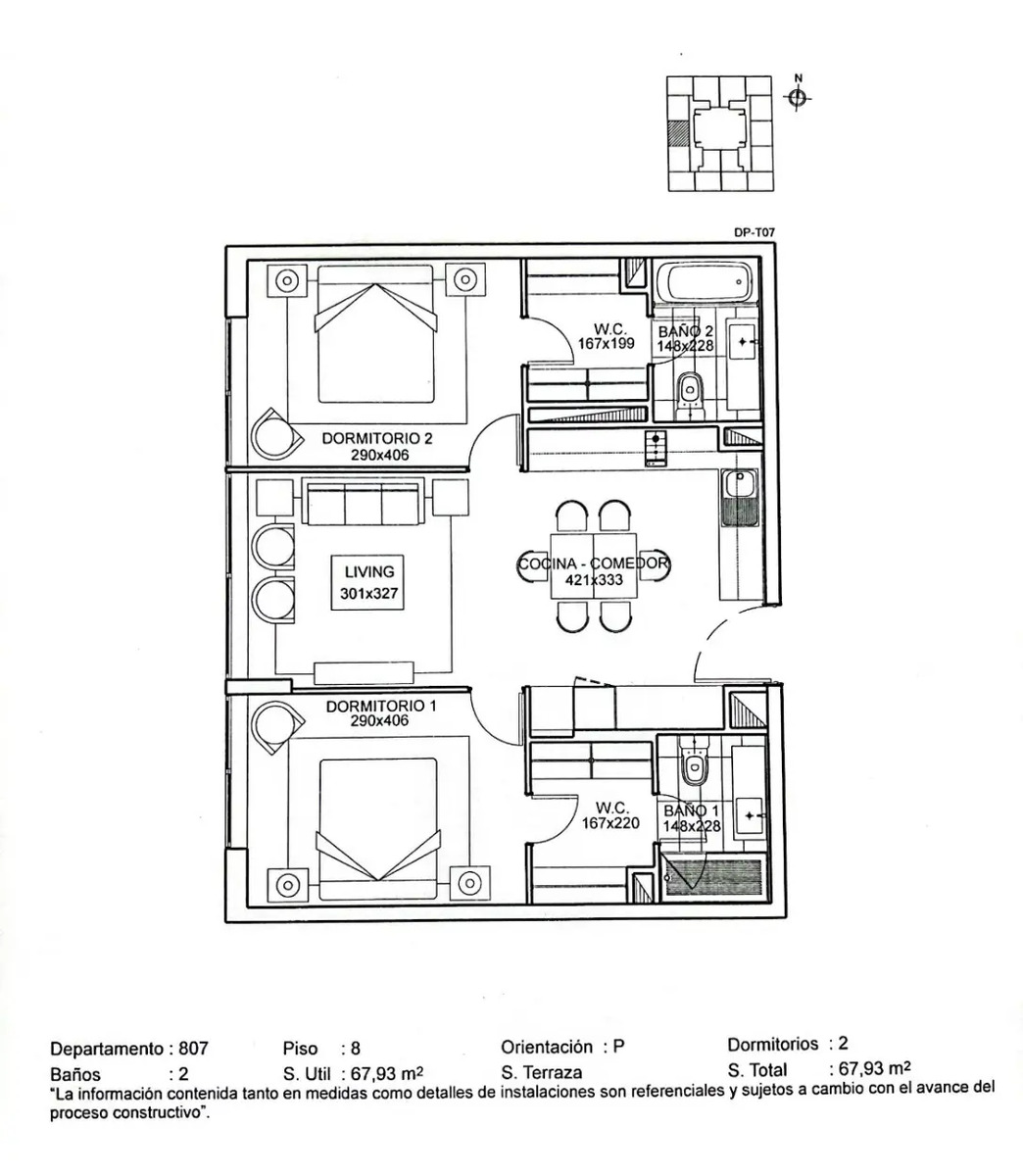 Venta Departamento P 2D en suite Walk-in cl&oacute;set 2B 1E 1B Los Dominicos - Las Condes