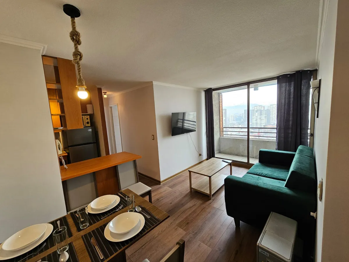 Venta Departamento S 2D WI cl&oacute;set 1B 1E Santa Isabel - Santiago