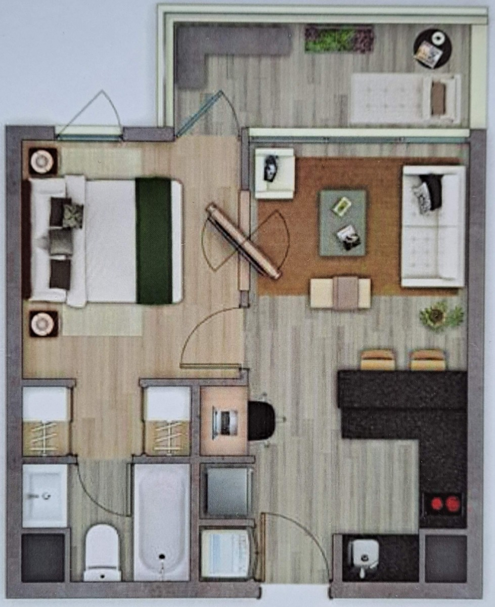 Venta Departamento N 1D en suite 1B 1E Metro Irarr&aacute;zaval - &Ntilde;u&ntilde;oa