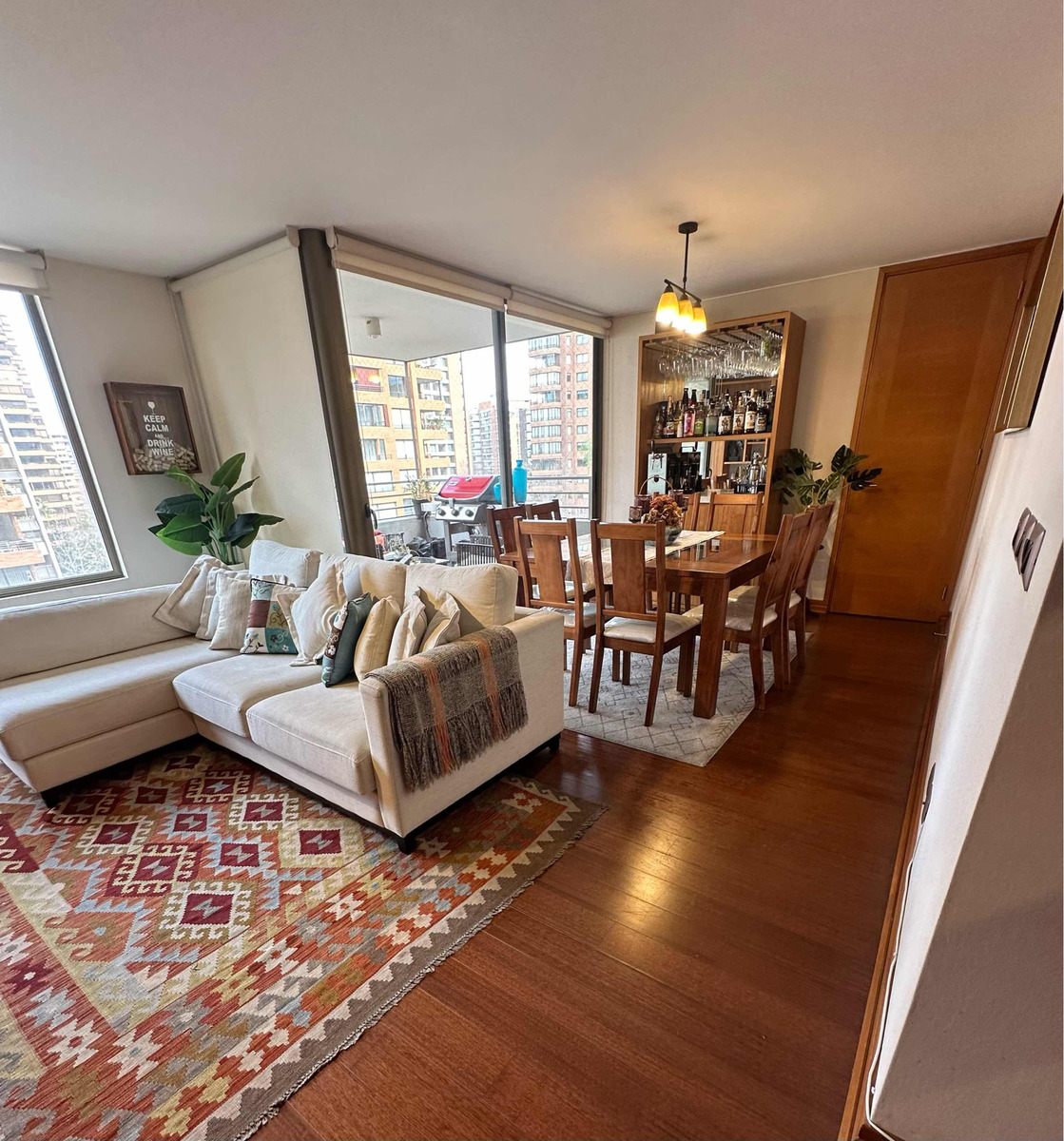 Arriendo Departamento 3D 3B 1E 1B Metro Manquehue - Apumanque - Las Condes