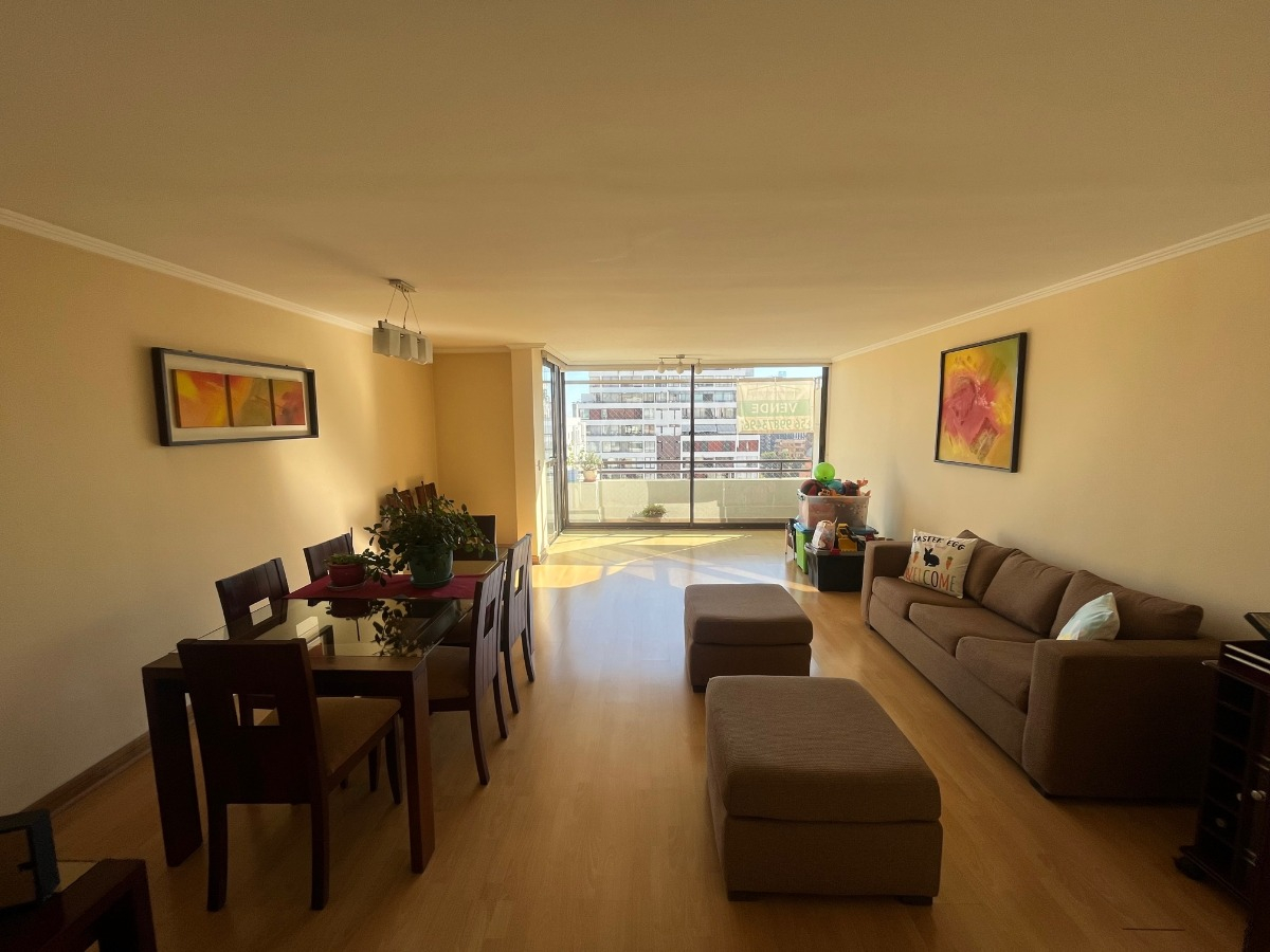 Venta Departamento SP 5D en suite Walk-in cl&oacute;set 4B 2E 1B Metro Escuela Militar - Las Condes