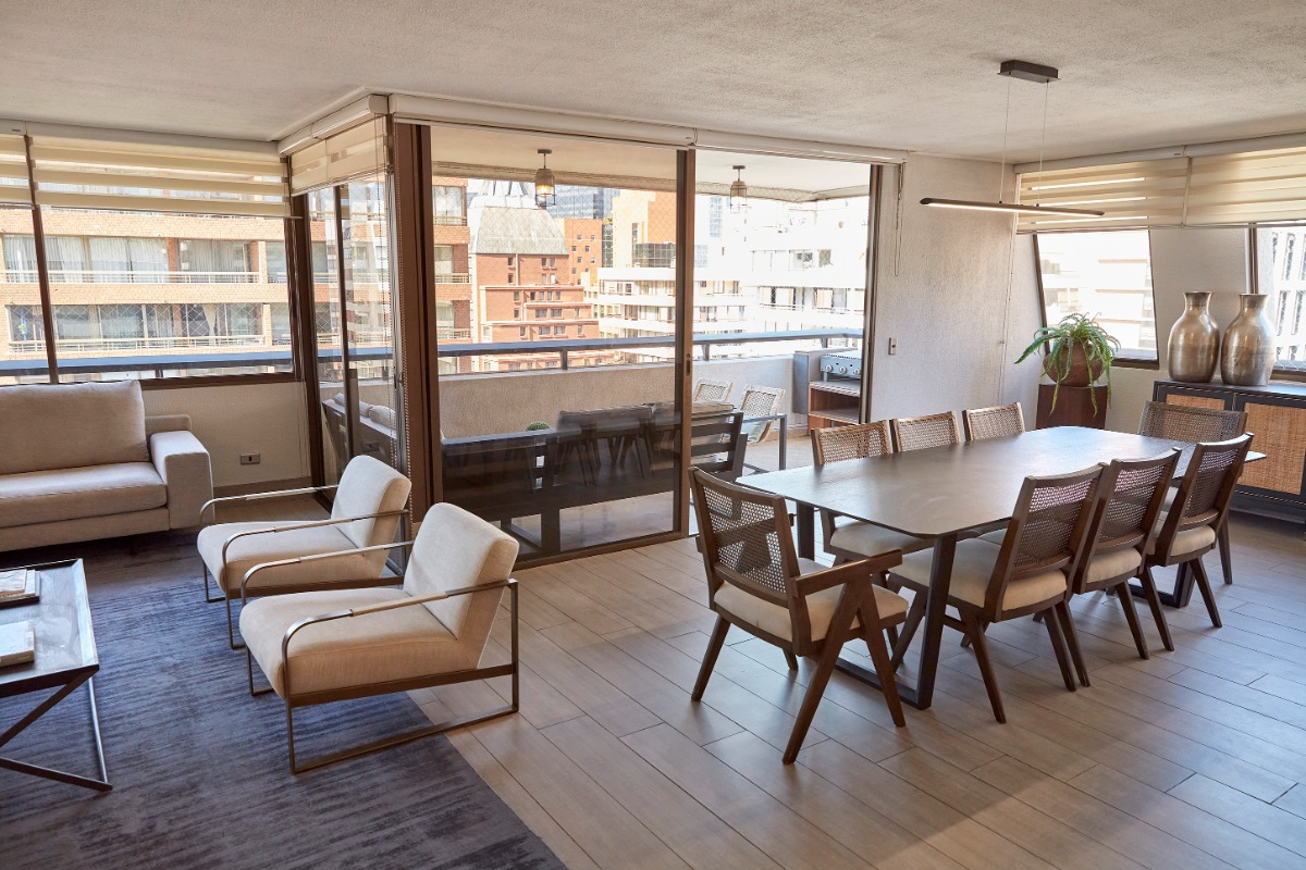 Venta Departamento NO 3D 4B 2E 1B Barrio El Golf - Las Condes