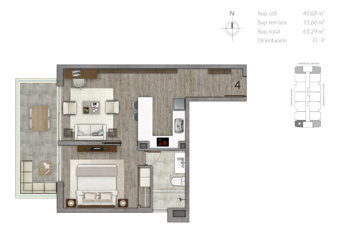 Arriendo Departamento O 1D en suite 1B 1E 1B Vaticano - Las Condes