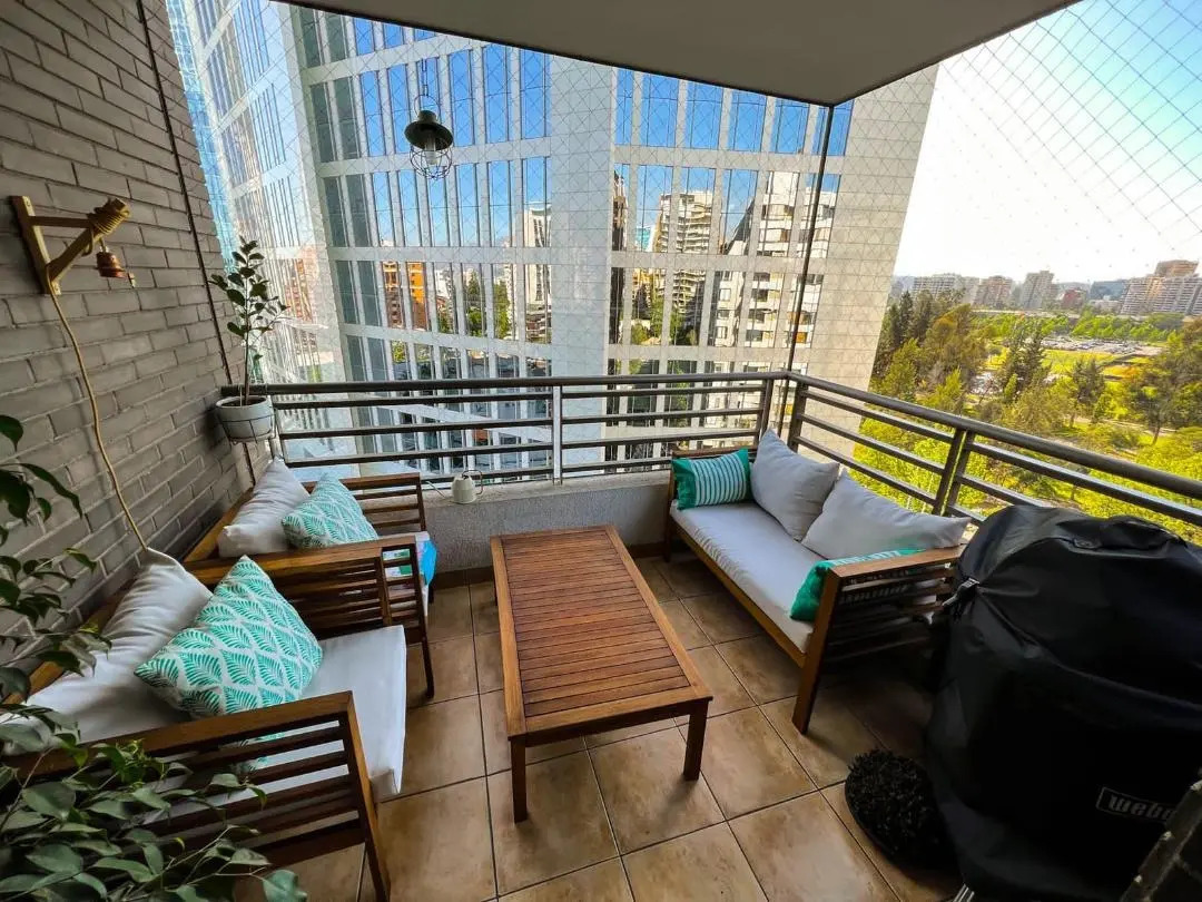 Arriendo Departamento 3D Walk-in cl&oacute;set 2B 1E Metro Escuela Militar - Las Condes