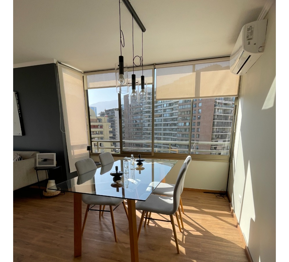 Arriendo Departamento NO 2D en suite 2B 1E Metro Escuela Militar - Las Condes