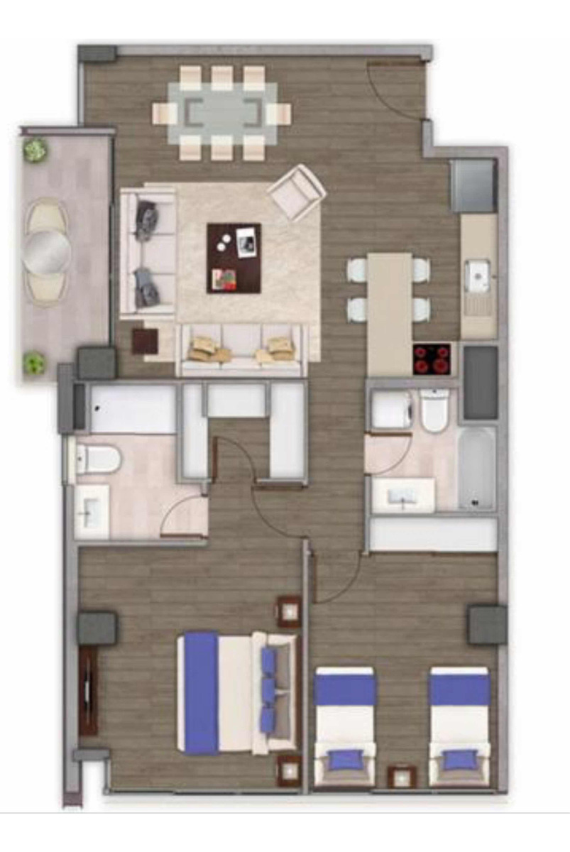 Venta Departamento 2D Campus Oriente - Providencia