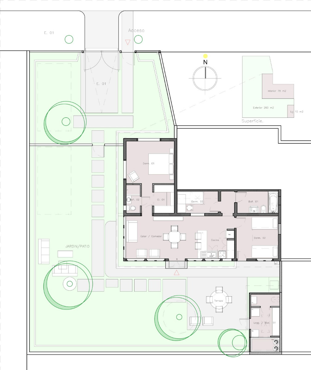 Arriendo Casa NO 3D en suite 2B 1E 1B El Array&aacute;n - Lo Barnechea