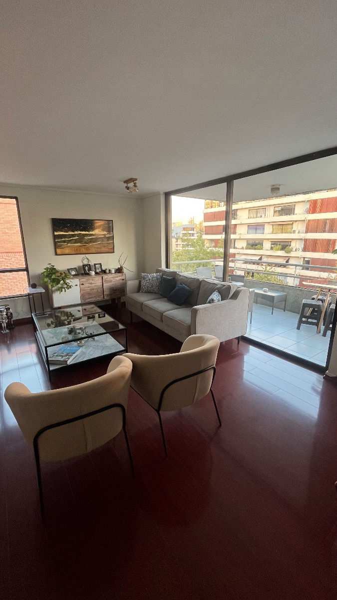 Arriendo Departamento SO 2D en suite Walk-in cl&oacute;set 2B 1E 1B Barrio El Golf - Las Condes