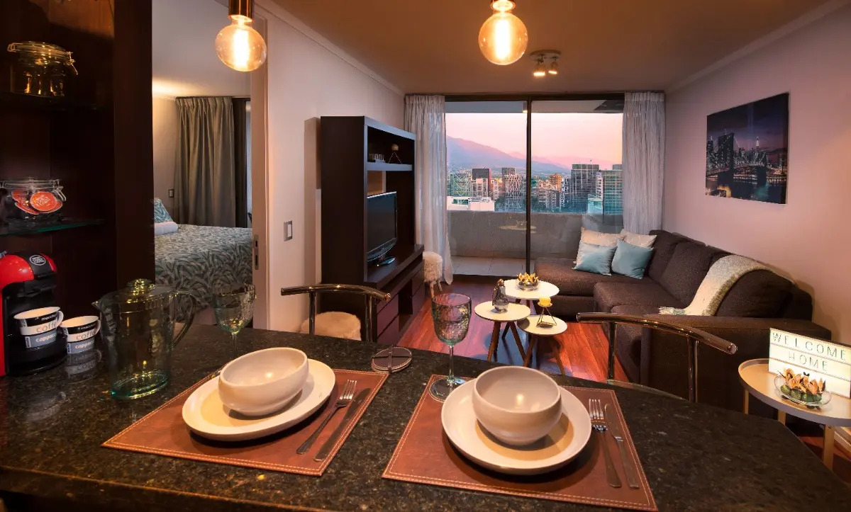 Arriendo Departamento SP 1D en suite Walk-in cl&oacute;set 1B 1E 1B Parque Arauco - Las Condes