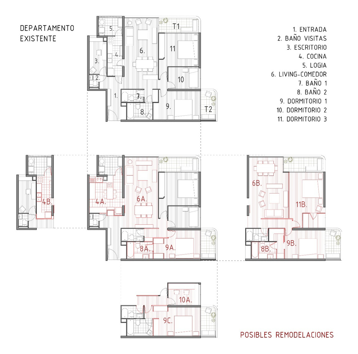 Venta Departamento NO 4D 3B 1E 1B Las Lilas - Providencia