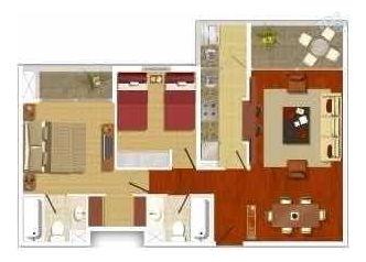 Venta Departamento 2D 2B 1E Metro &Ntilde;u&ntilde;oa - &Ntilde;u&ntilde;oa