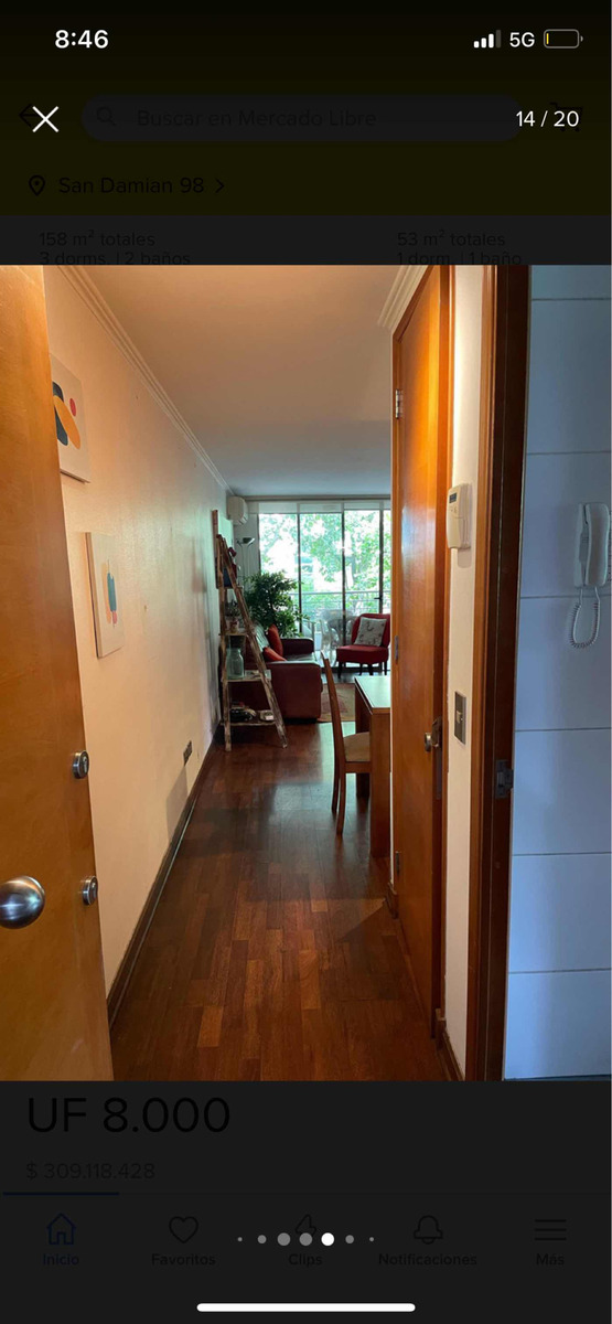 Venta Departamento 2D 2B 1E San Dami&aacute;n - Las Condes