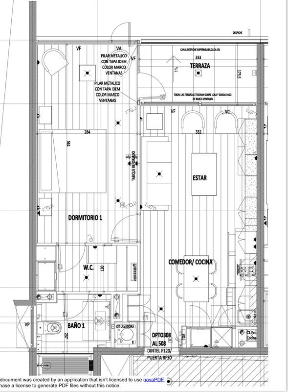 Arriendo Departamento Sur-Poniente 1D en suite Walk-in cl&oacute;set 1B 1E 1B La Dehesa - Lo Barnechea