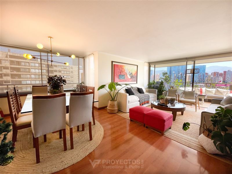 Venta Departamento Nor-Oriente 3D en suite Walk-in cl&oacute;set 4B 1E 1B Metro Manquehue - Apumanque - Las Condes