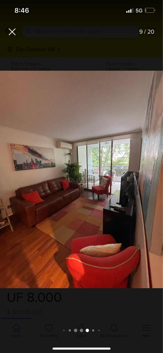 Venta Departamento 2D 2B 1E San Dami&aacute;n - Las Condes