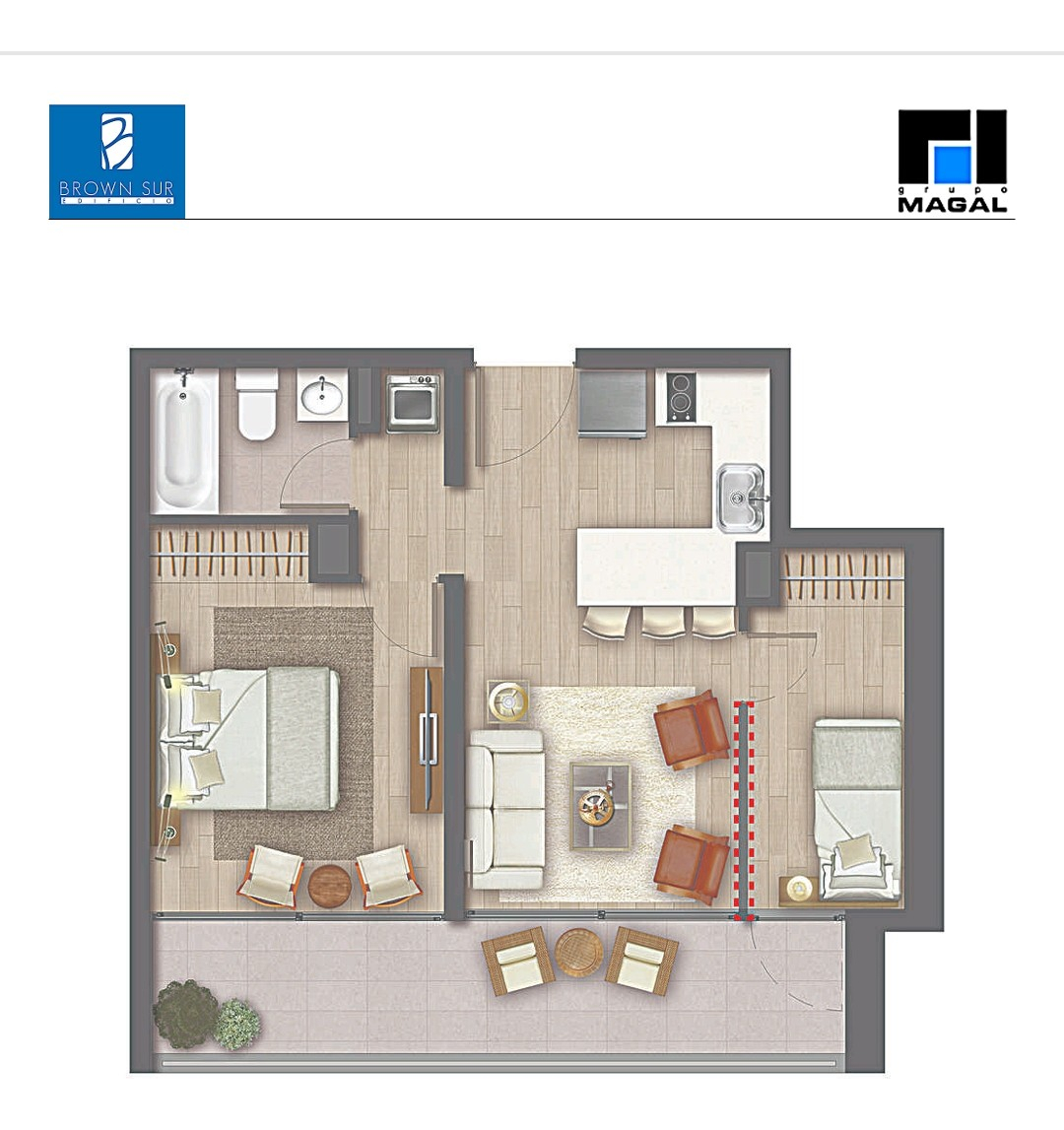 Arriendo Departamento S 2D en suite Walk-in cl&oacute;set 1B 1E 1B Plaza &Ntilde;u&ntilde;oa - &Ntilde;u&ntilde;oa