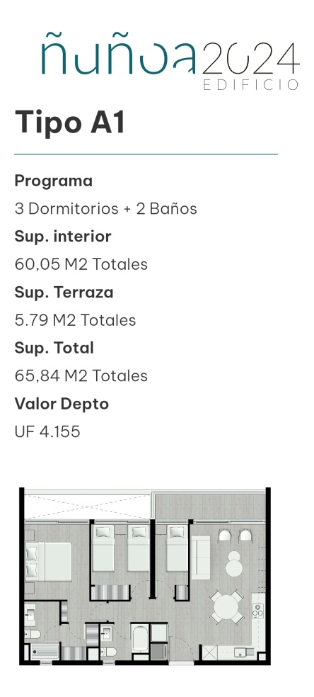 Venta Departamento 3D 2B 1E Estadio Nacional - &Ntilde;u&ntilde;oa