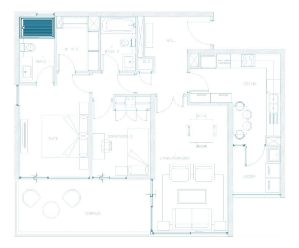 Arriendo Departamento 2D Tabancura - Vitacura