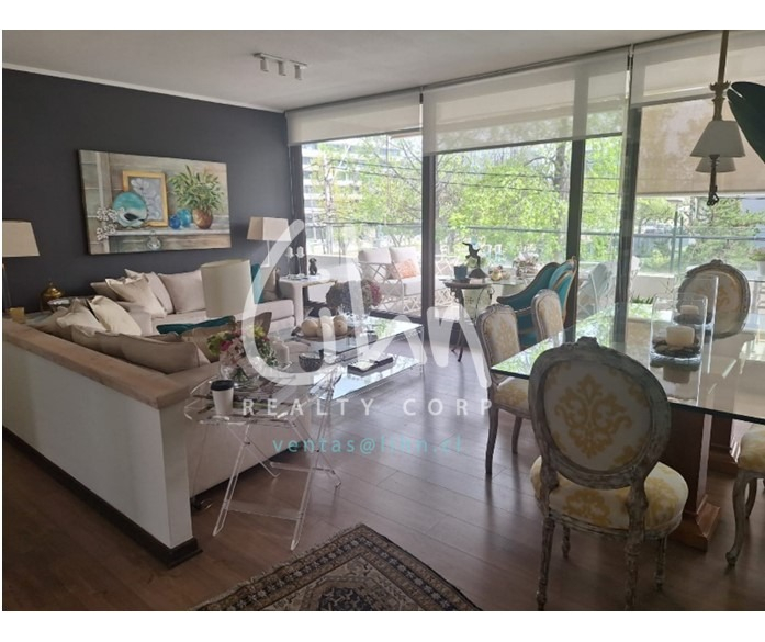 Venta Departamento NO 3D en suite Walk-in cl&oacute;set 3B 3E 1B Borde R&iacute;o - Casa Piedra - Vitacura