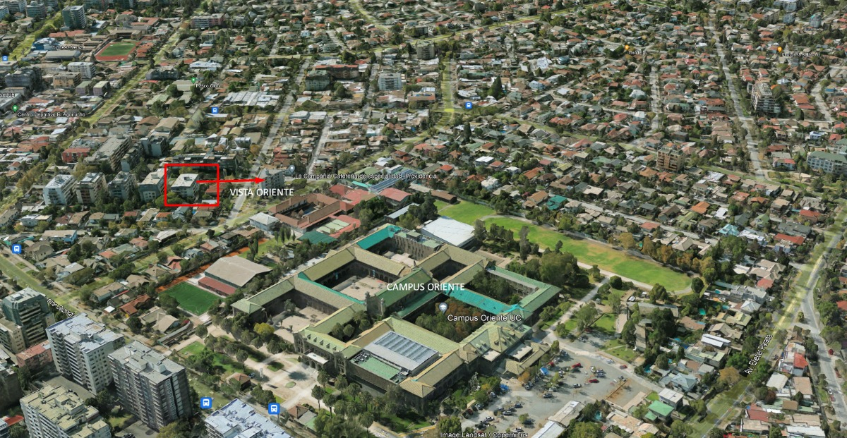 Venta Departamento O 1D en suite Walk-in cl&oacute;set 1B 1E Campus Oriente - Providencia