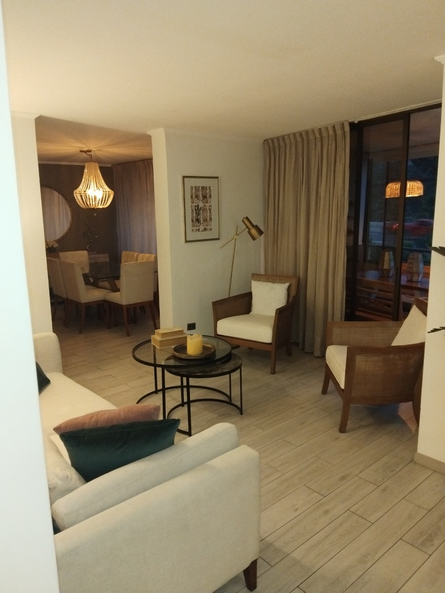 Arriendo Departamento 3D en suite Walk-in cl&oacute;set 3B 1E 1B Parque Bicentenario - Vitacura