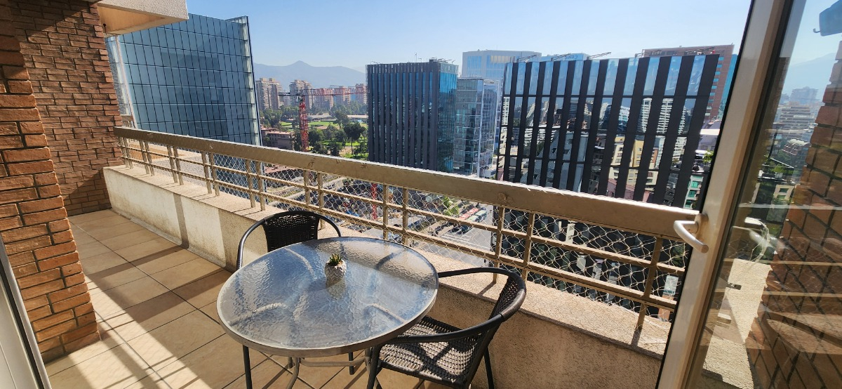 Arriendo Departamento O 1D en suite Walk-in cl&oacute;set 1B 1E 1Bd Metro Escuela Militar - Las Condes