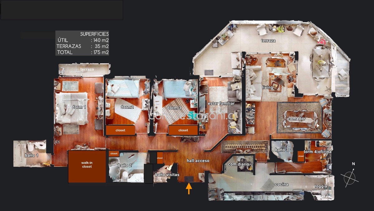 Venta Departamento 4D Alto Las Condes - Las Condes