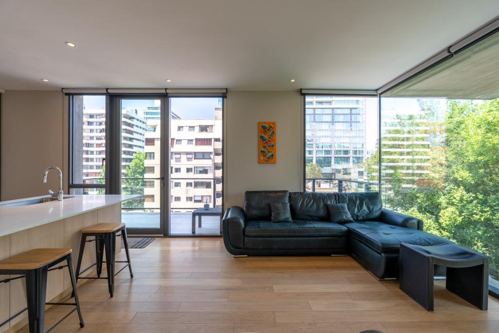 Arriendo Departamento 1D en suite 2B 1E 1B Barrio El Golf - Las Condes