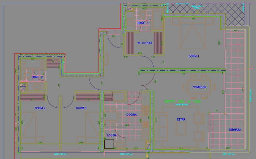 Venta Departamento O 3D en suite 2B 2E 1B In&eacute;s de Su&aacute;rez - Providencia