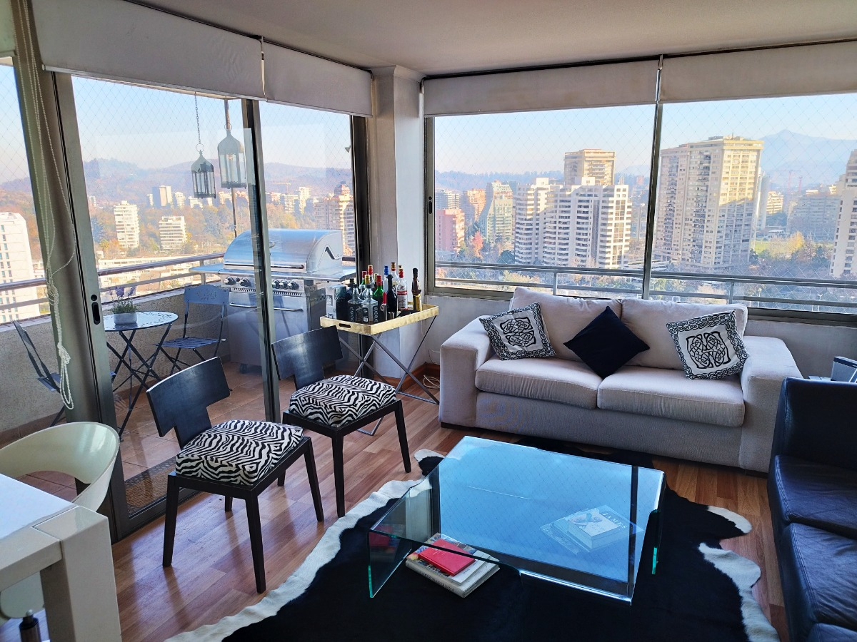 Arriendo Departamento NP 3D en suite Walk-in cl&oacute;set 3B 1E 1B Metro Escuela Militar - Las Condes