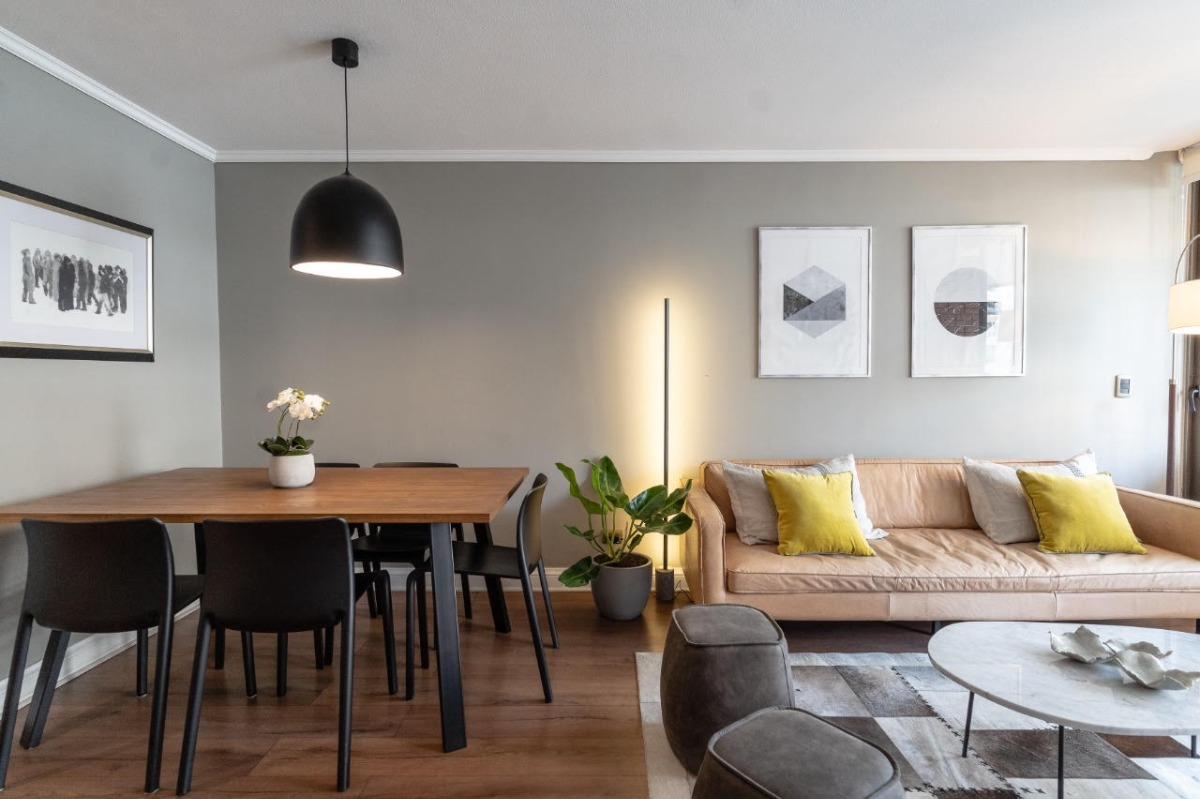 Arriendo Departamento 2D Barrio El Golf - Las Condes