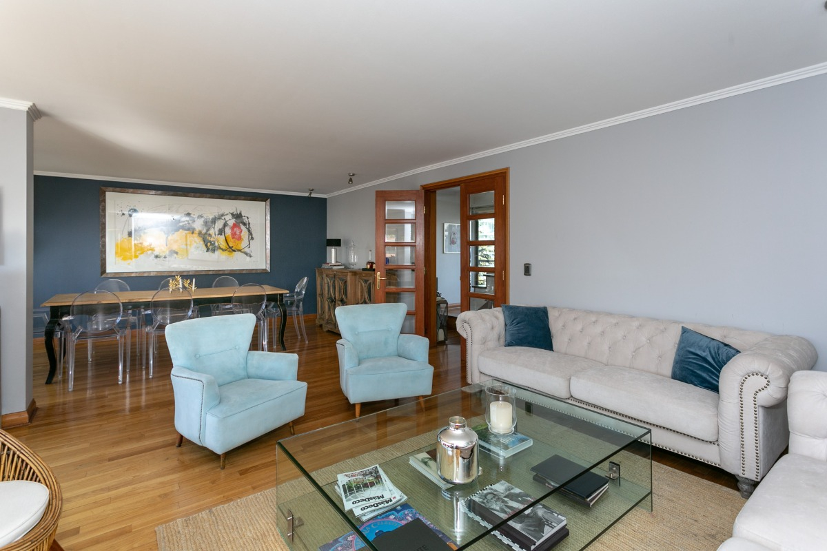 Arriendo Departamento NOSP 3D en suite Walk-in cl&oacute;set 4B 2E 1B Barrio El Golf - Las Condes