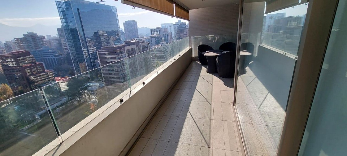 Arriendo Departamento NO 3D Walk-in cl&oacute;set 3B 2E 1B Barrio El Golf - Las Condes