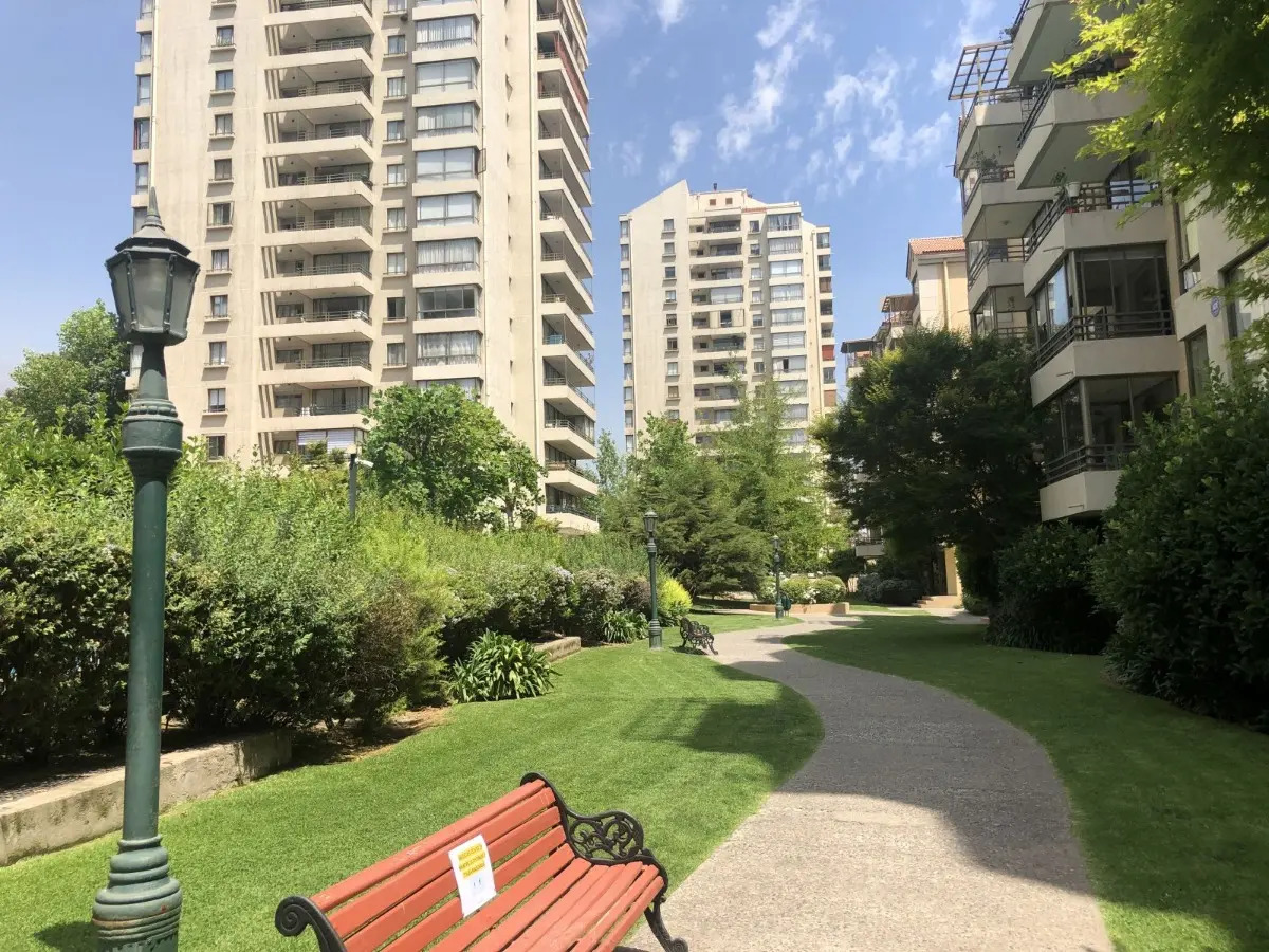 Arriendo Departamento O 3D en suite Walk-in cl&oacute;set 2B 1E 1B Parque Padre Alberto Hurtado - Las Condes
