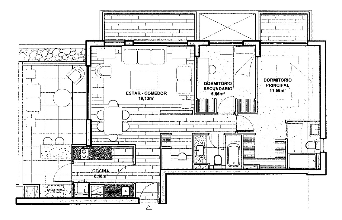 Arriendo Departamento NP 2D en suite Walk-in cl&oacute;set 2B 2E 1B Alto Las Condes - Las Condes