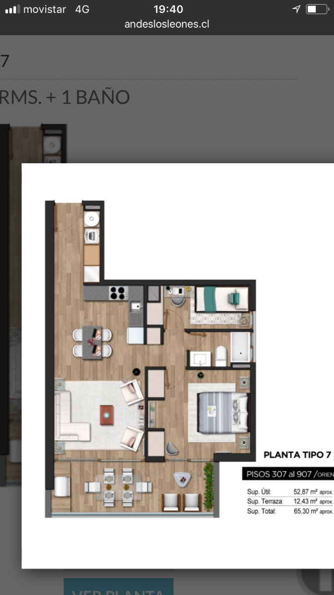 Arriendo Departamento SO 2D 1B 1E 1B Plaza &Ntilde;u&ntilde;oa - &Ntilde;u&ntilde;oa