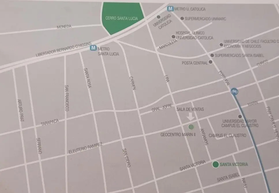 Venta Departamento NO 1D en suite 1B Santa Isabel - Santiago