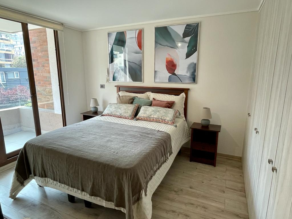 Arriendo Departamento N 3D en suite Walk-in cl&oacute;set 3B 1E 1B Las Lilas - Providencia