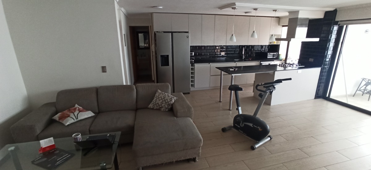 Arriendo Departamento O 3D en suite 3B 1E 1B Las Lilas - Providencia