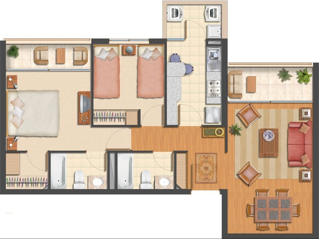 Venta Departamento P 2D 2B 1E 1B Metro Monse&ntilde;or Eyzaguirre - &Ntilde;u&ntilde;oa