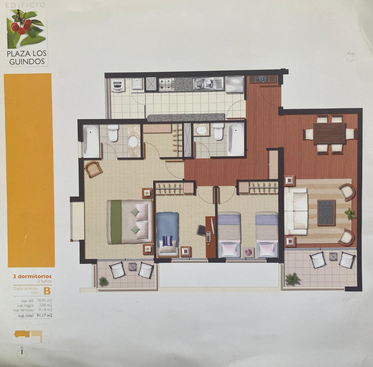 Arriendo Departamento SO 3D en suite Walk-in cl&oacute;set 2B 1E 1B Diagonal Oriente - &Ntilde;u&ntilde;oa